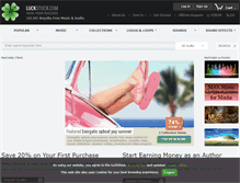 Tablet Screenshot of luckstock.com